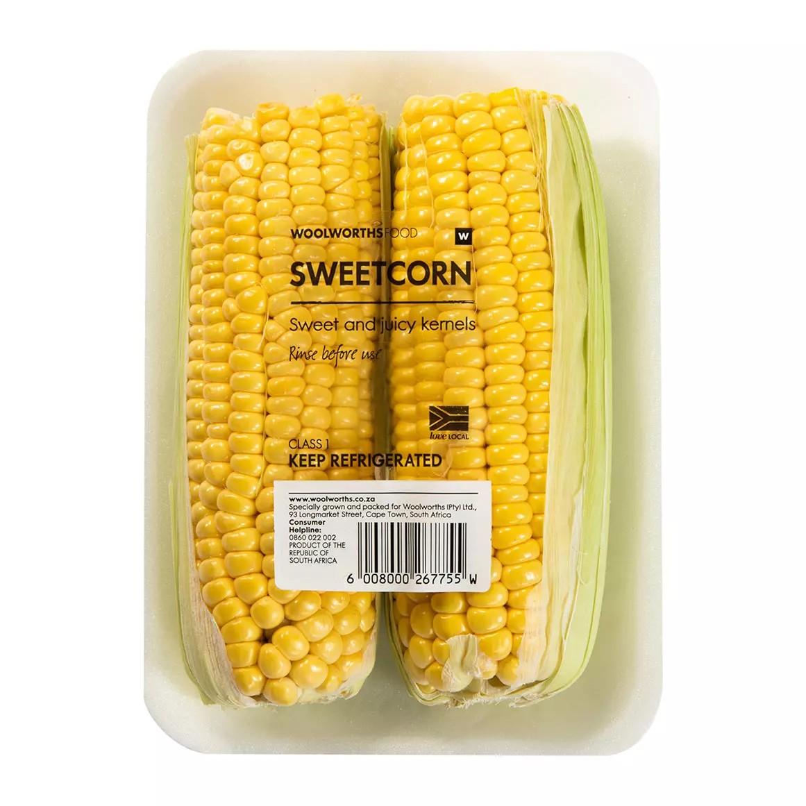 Sweetcorn Cobs 2pk Sweetcorn Cobs 2pk
