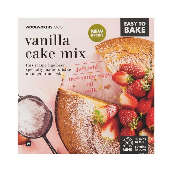 Easy To Bake Vanilla Cake Mix 620g Easy To Bake Vanilla Cake Mix 620g