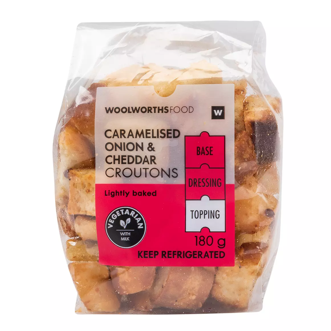 Caramelised Onion & Cheddar Croutons 180g Caramelised Onion & Cheddar Croutons 180g