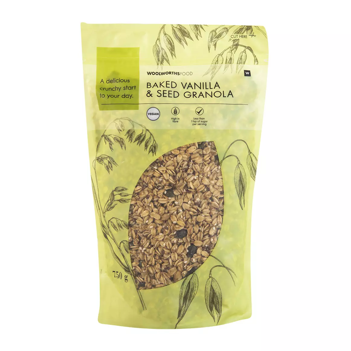 Baked Vanilla and Seed Granola 750g Baked Vanilla and Seed Granola 750g