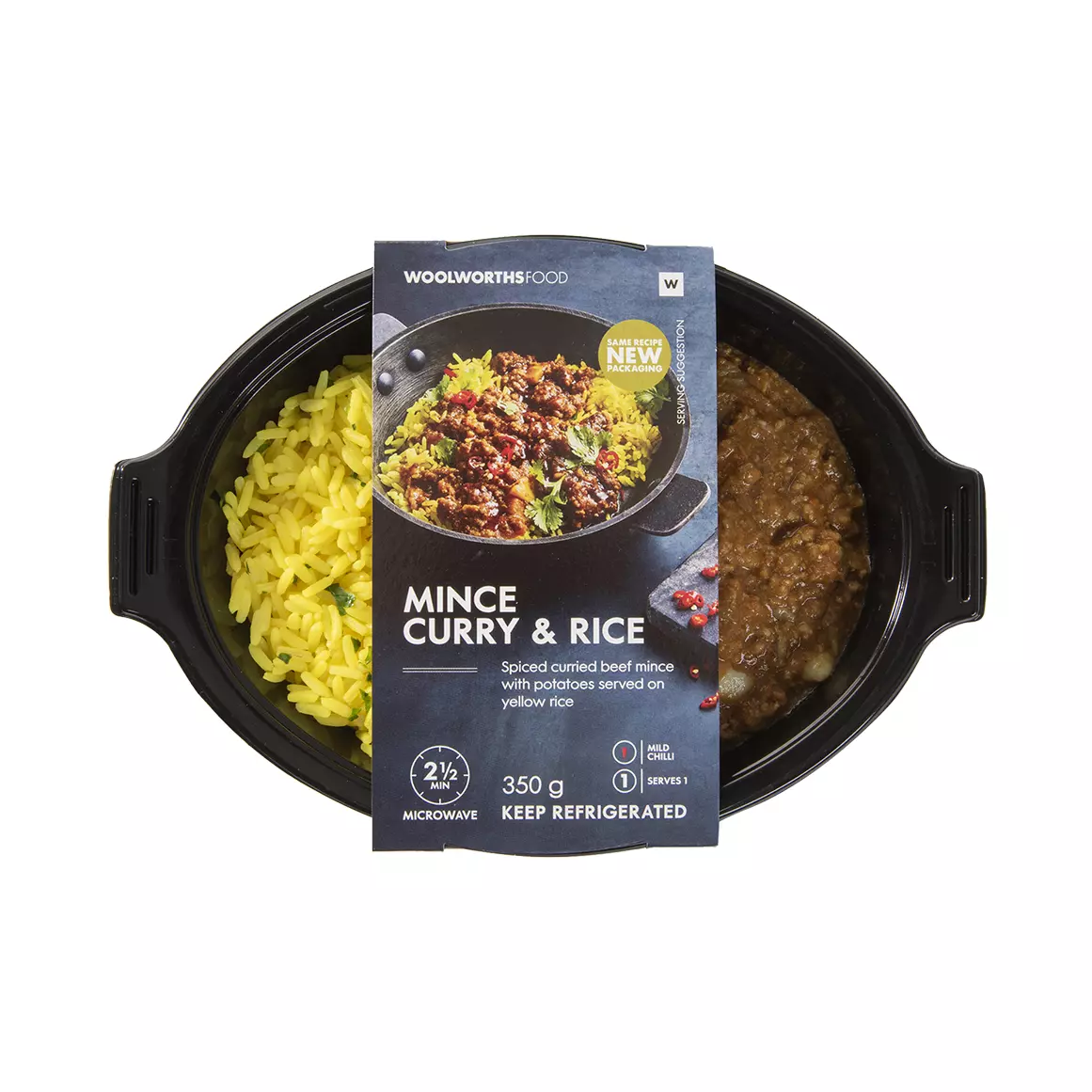 Mince Curry & Rice 350g