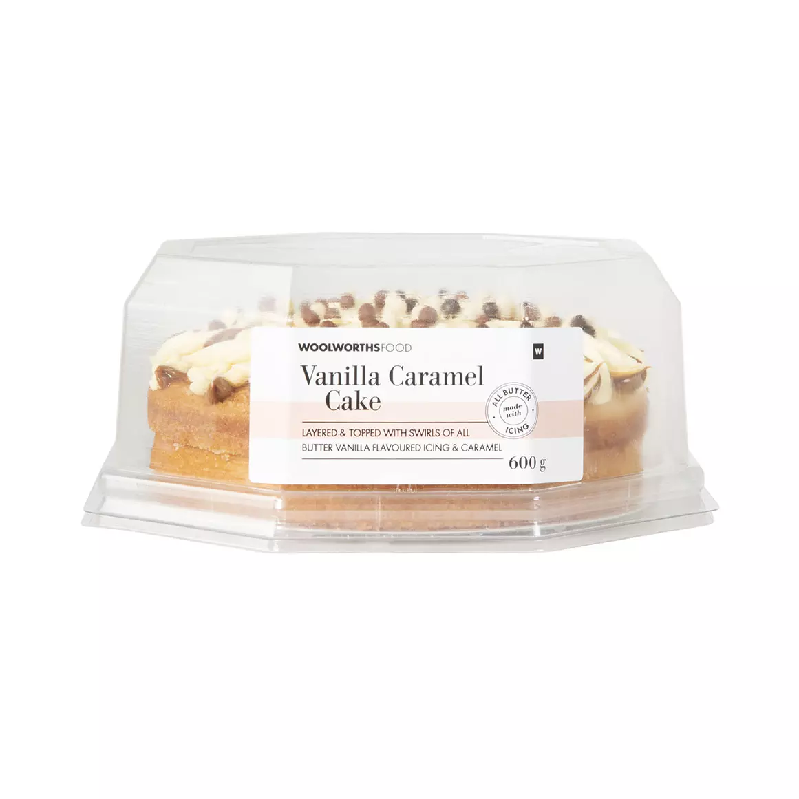 Vanilla Caramel Sponge Cake 600g Vanilla Caramel Sponge Cake 600g