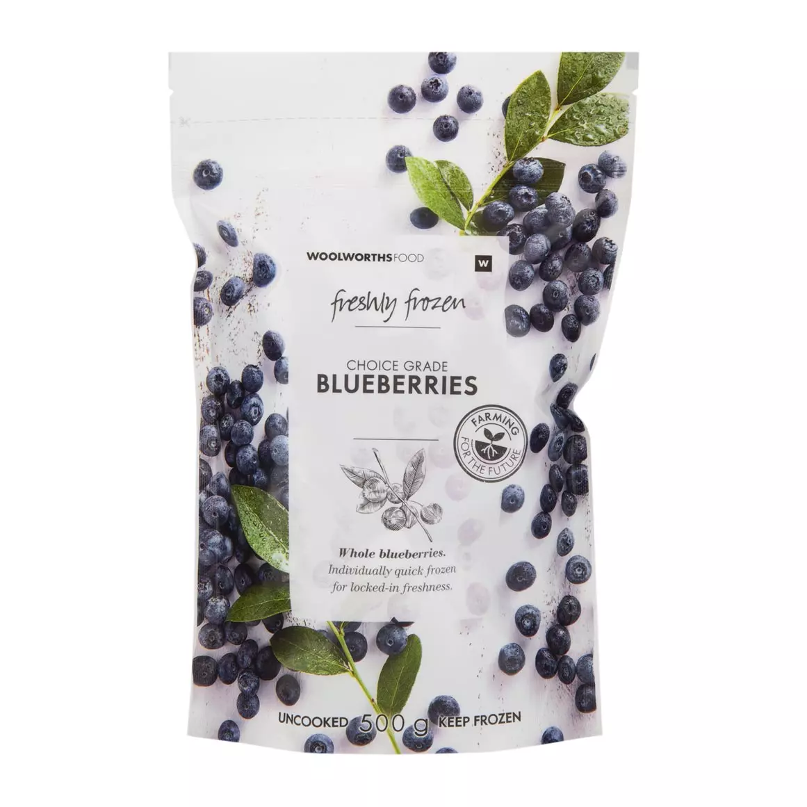 Freshly Frozen Blueberries 500g Freshly Frozen Blueberries 500g