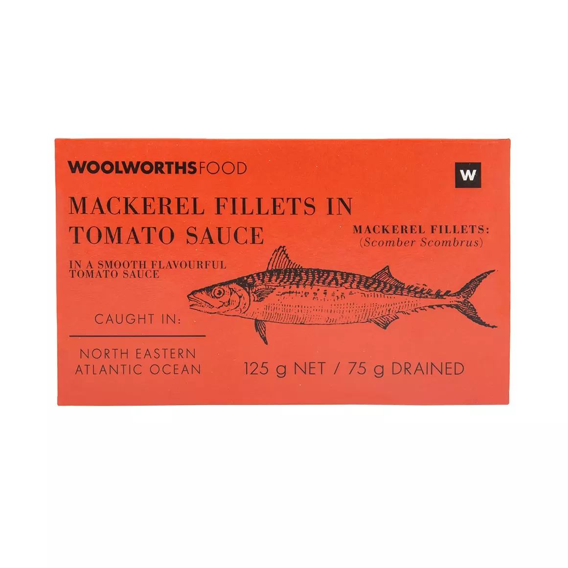 Mackerel Fillets in Tomato Sauce 125g Mackerel Fillets in Tomato Sauce 125g