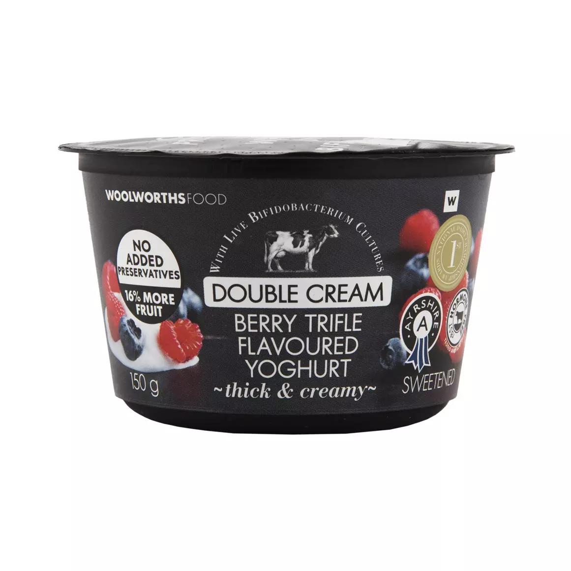 Double Cream Ayrshire Berry Trifle Yoghurt 150g Double Cream Ayrshire Berry Trifle Yoghurt 150g