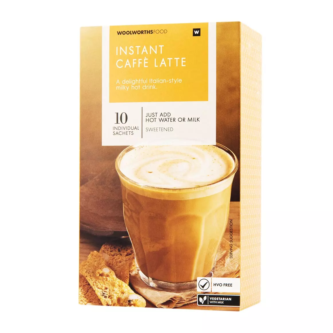 Instant Latte Coffee Sachets 10x18g
