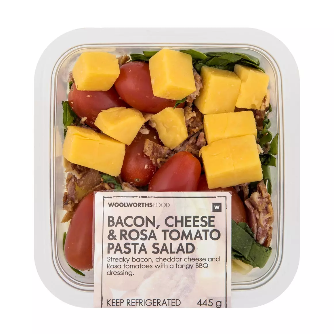 Bacon, Cheese & Rosa Tomato Pasta Salad 445g