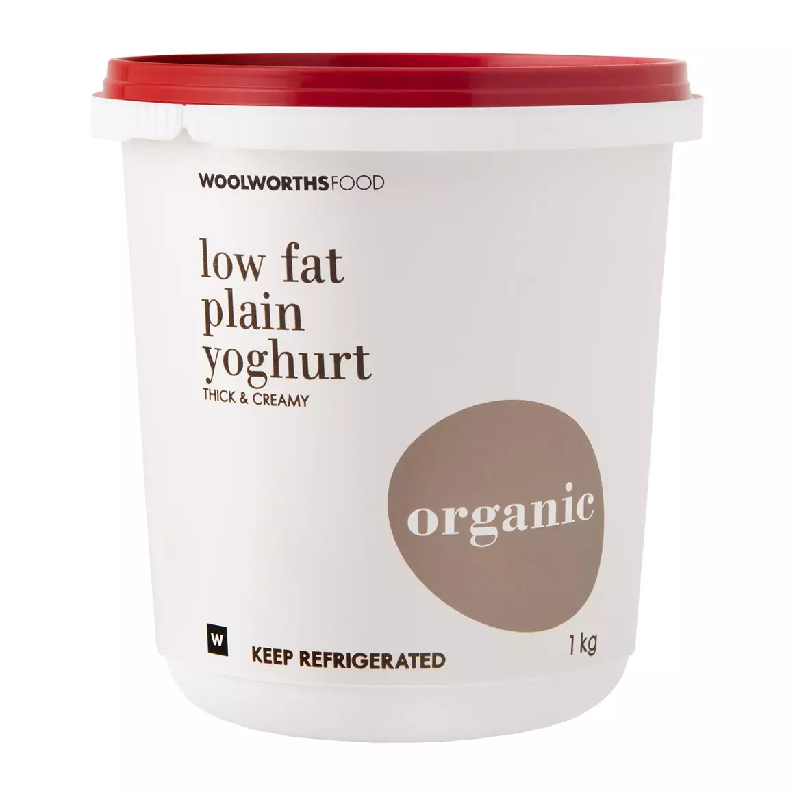 Low Fat Plain Organic Yoghurt 1kg Low Fat Plain Organic Yoghurt 1kg