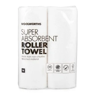Double Ply Super Absorbent Roller Towel 2pk Double Ply Super Absorbent Roller Towel 2pk