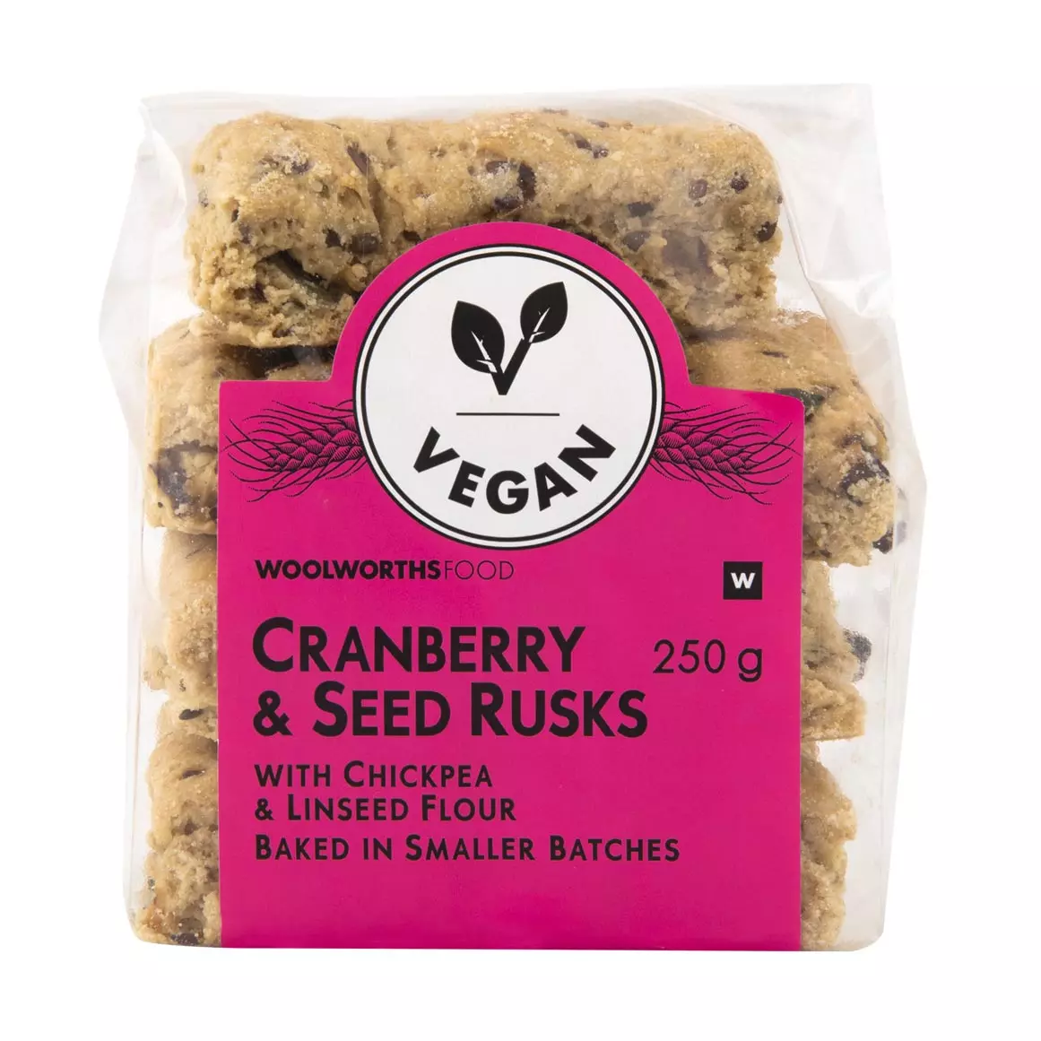 Vegan Cranberry and Seed Rusks 250g Vegan Cranberry and Seed Rusks 250g