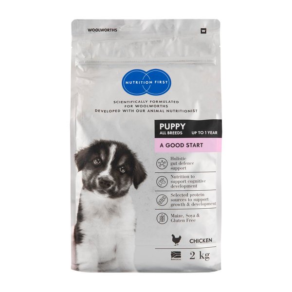 Nutrition First Nutrition First Nutrition First Chicken Flavoured Puppy Food 2kg Nutrition First Nutrition First Nutrition First Chicken Flavoured Puppy Food 2kg