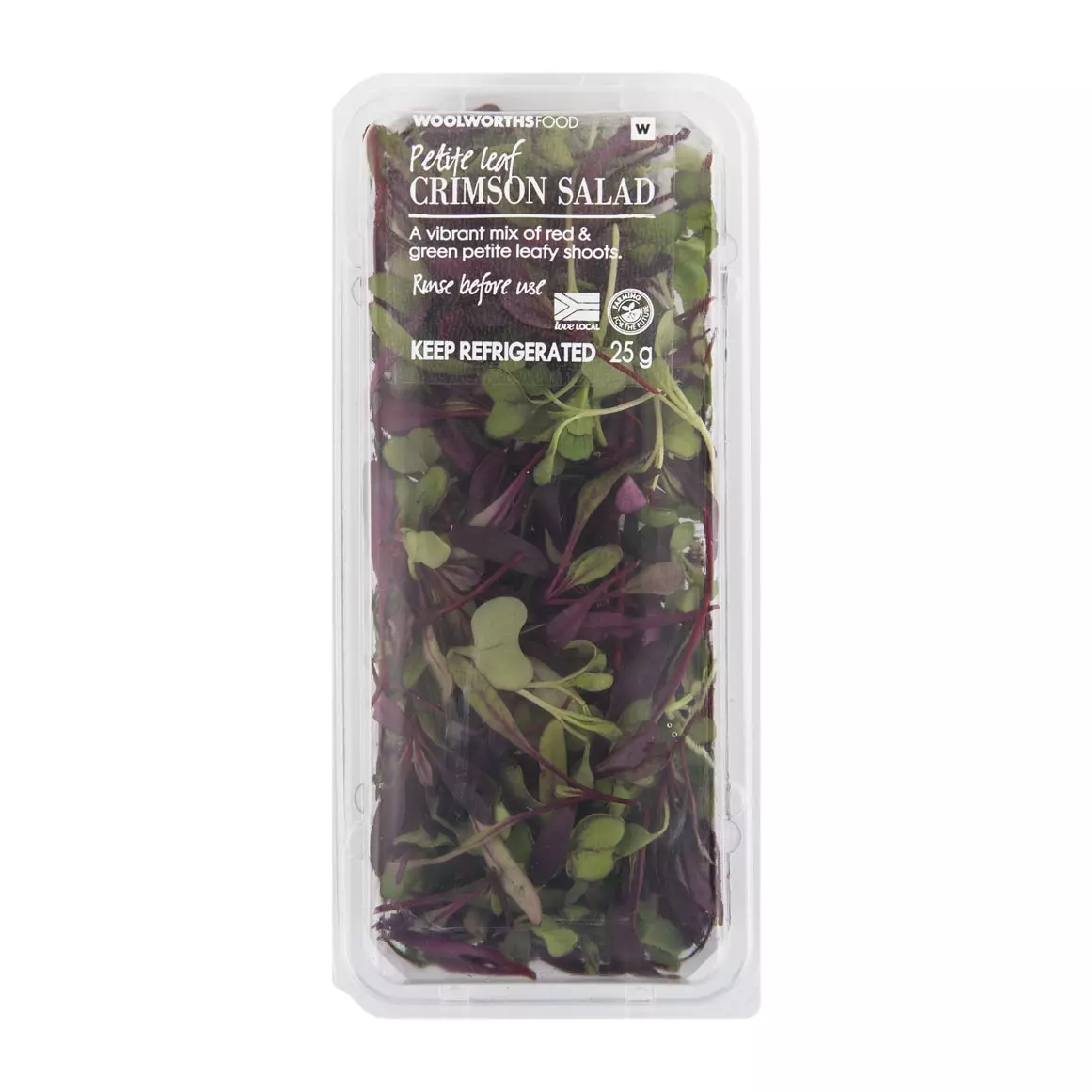 Petite Leaf Crimson Salad 25g