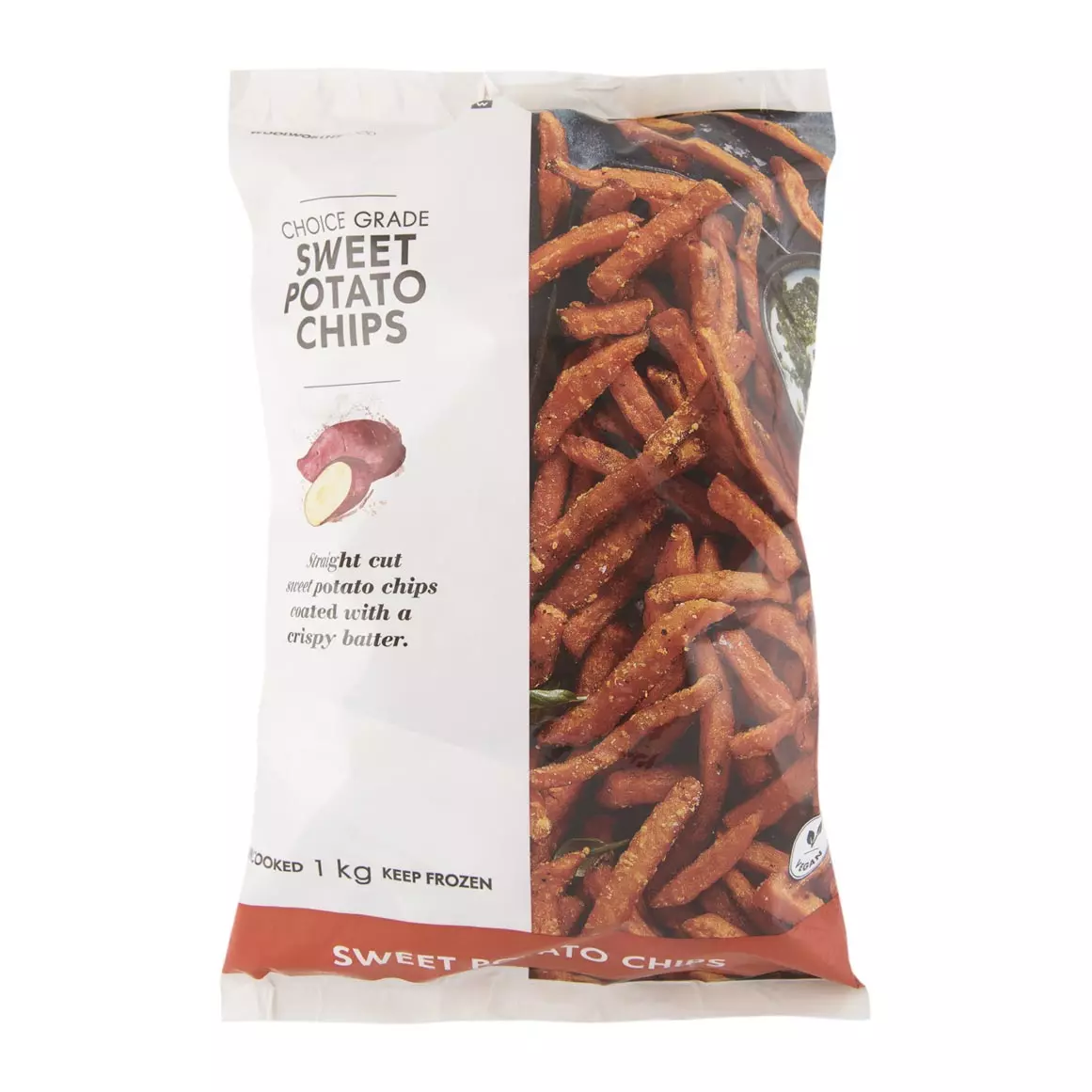 Frozen Sweet Potato Chips 1kg Frozen Sweet Potato Chips 1kg