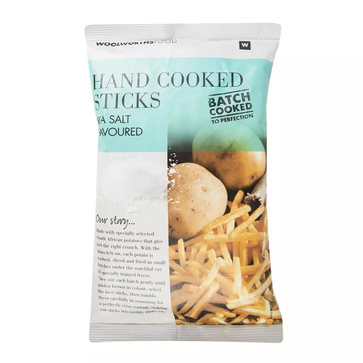 Hand Cooked Sea Salt Flavoured Sticks 125g Hand Cooked Sea Salt Flavoured Sticks 125g
