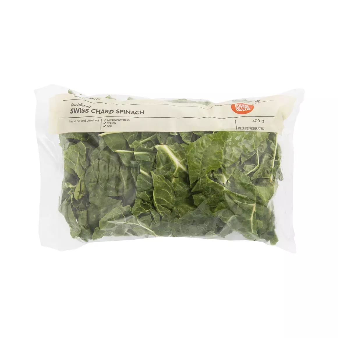 Bulk Swiss Chard Spinach 400g Bulk Swiss Chard Spinach 400g