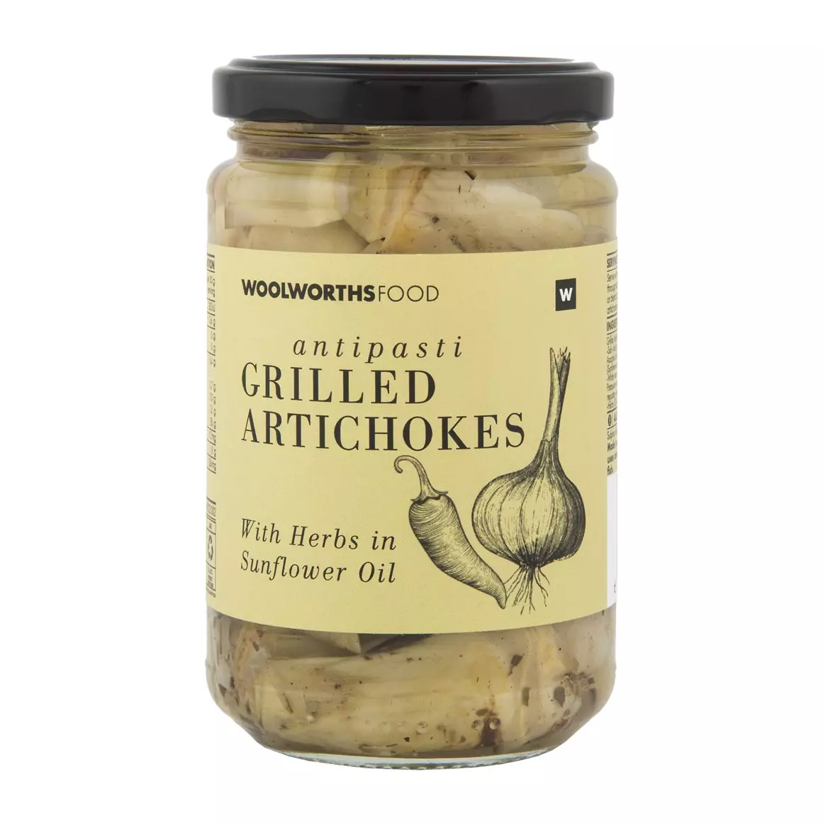 Grilled Artichokes with Herbs in Sunflower Oil 280g Grilled Artichokes with Herbs in Sunflower Oil 280g