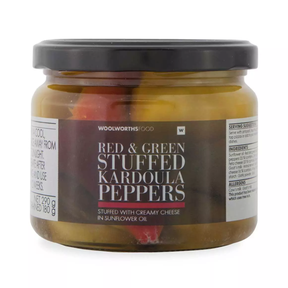 Red and Green Stuffed Kardoula Peppers 290g Red and Green Stuffed Kardoula Peppers 290g