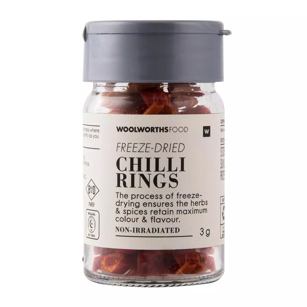Freeze Dried Chilli Rings 3g Freeze Dried Chilli Rings 3g