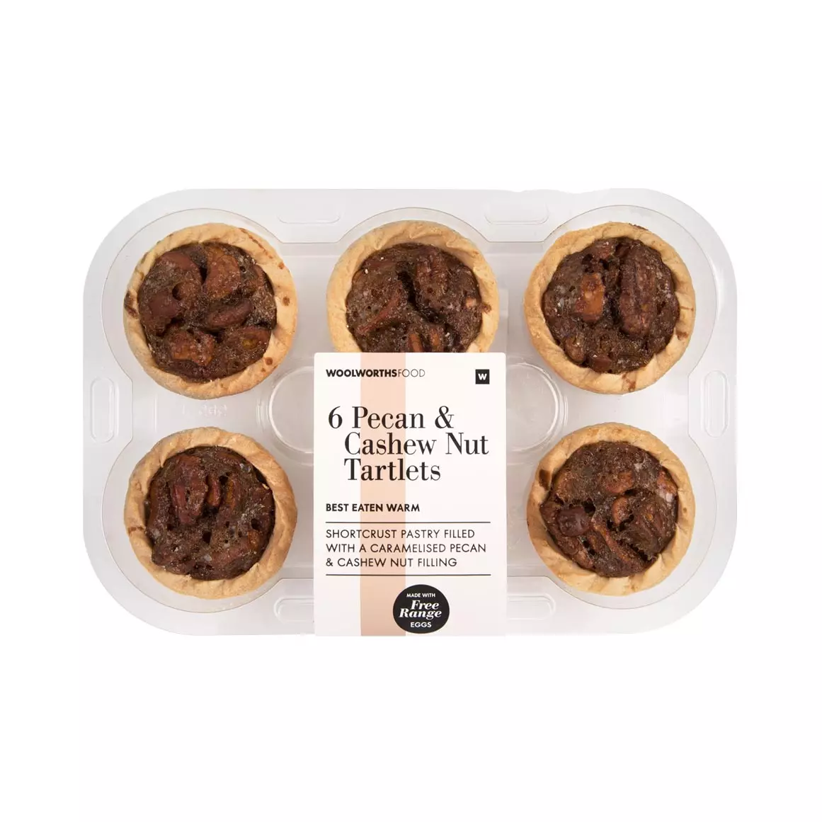 Pecan & Cashew Nut Tartlets 6pk Pecan & Cashew Nut Tartlets 6pk