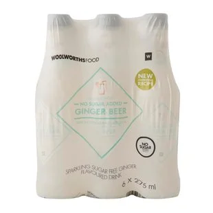 Sugar Free Sparkling Ginger Beer 6x275ml