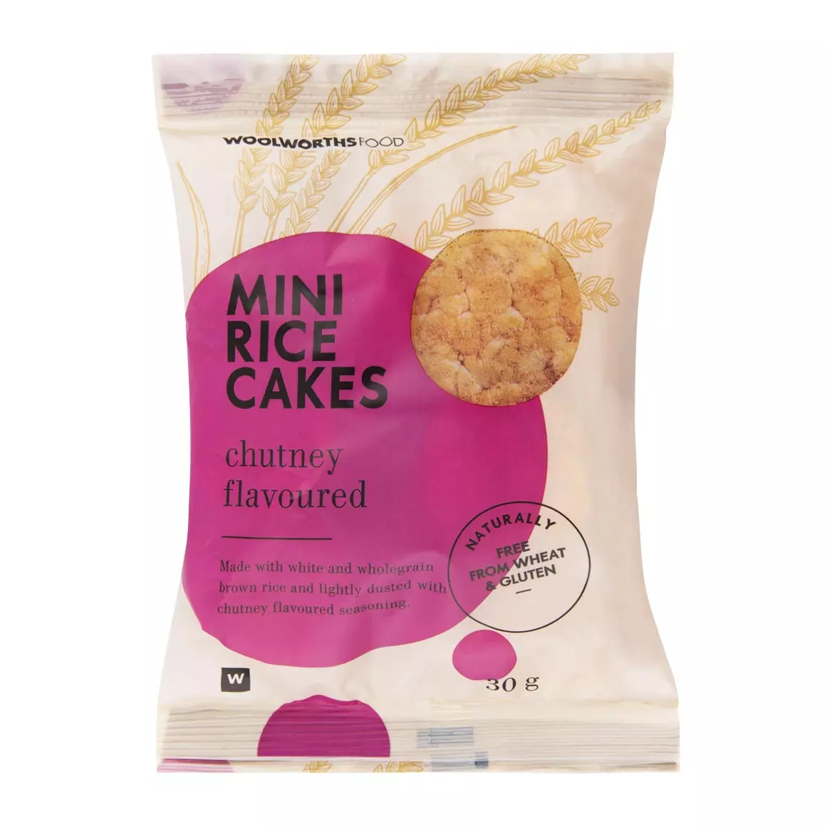 Chutney Flavoured Mini Rice Cakes 30g Chutney Flavoured Mini Rice Cakes 30g