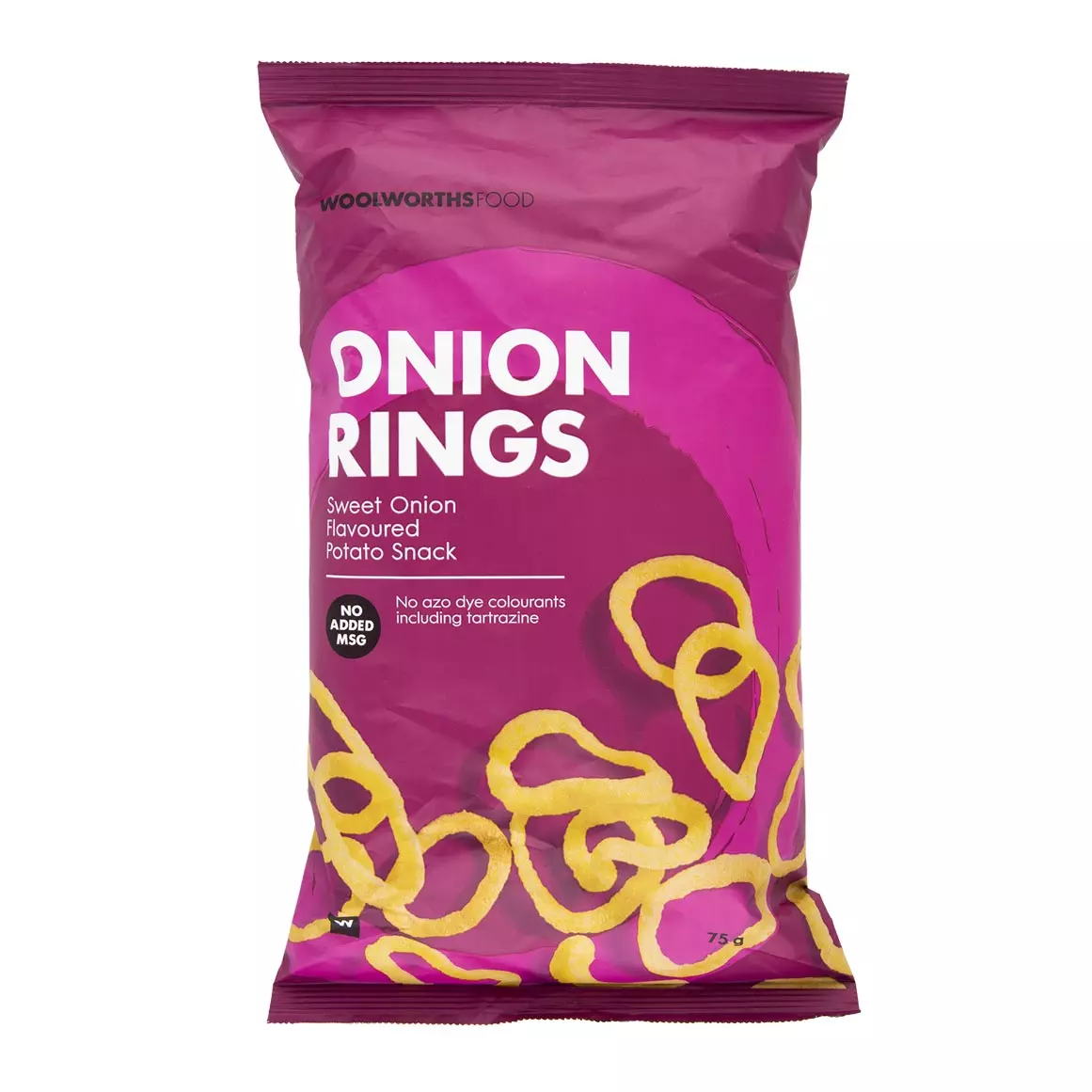 Sweet Onion Flavoured Ringed Potato Snack 75g Sweet Onion Flavoured Ringed Potato Snack 75g