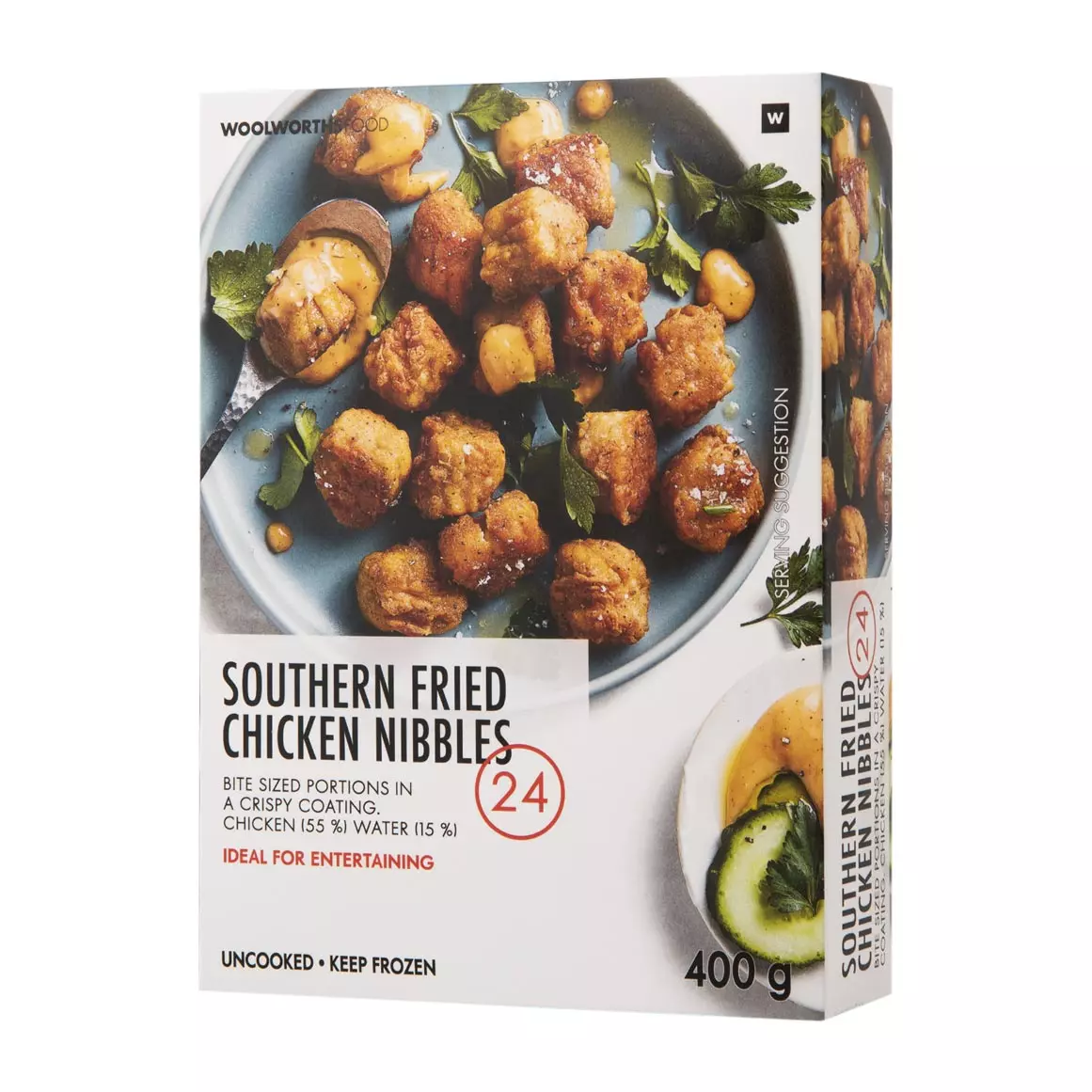 Frozen Southern Fried Chicken Nibbles 400g Frozen Southern Fried Chicken Nibbles 400g