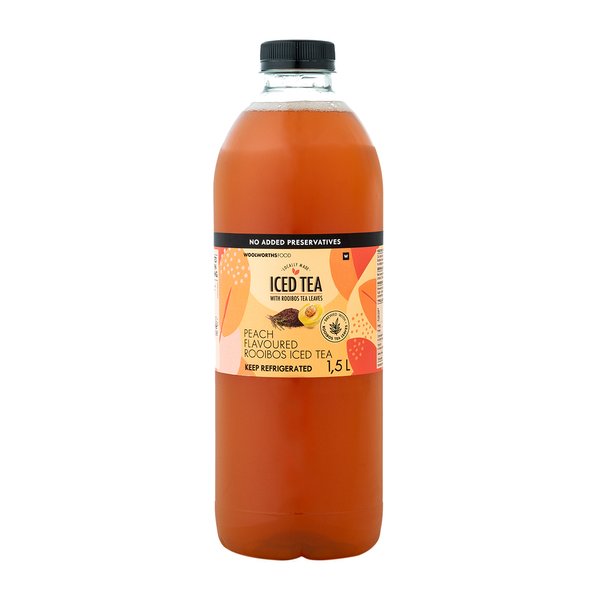 Peach Flavoured Rooibos Iced Tea 1.5L Peach Flavoured Rooibos Iced Tea 1.5L