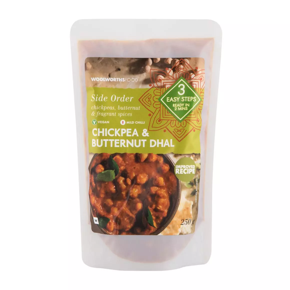 Chickpea and Butternut Dhal Side Order 250g Chickpea and Butternut Dhal Side Order 250g