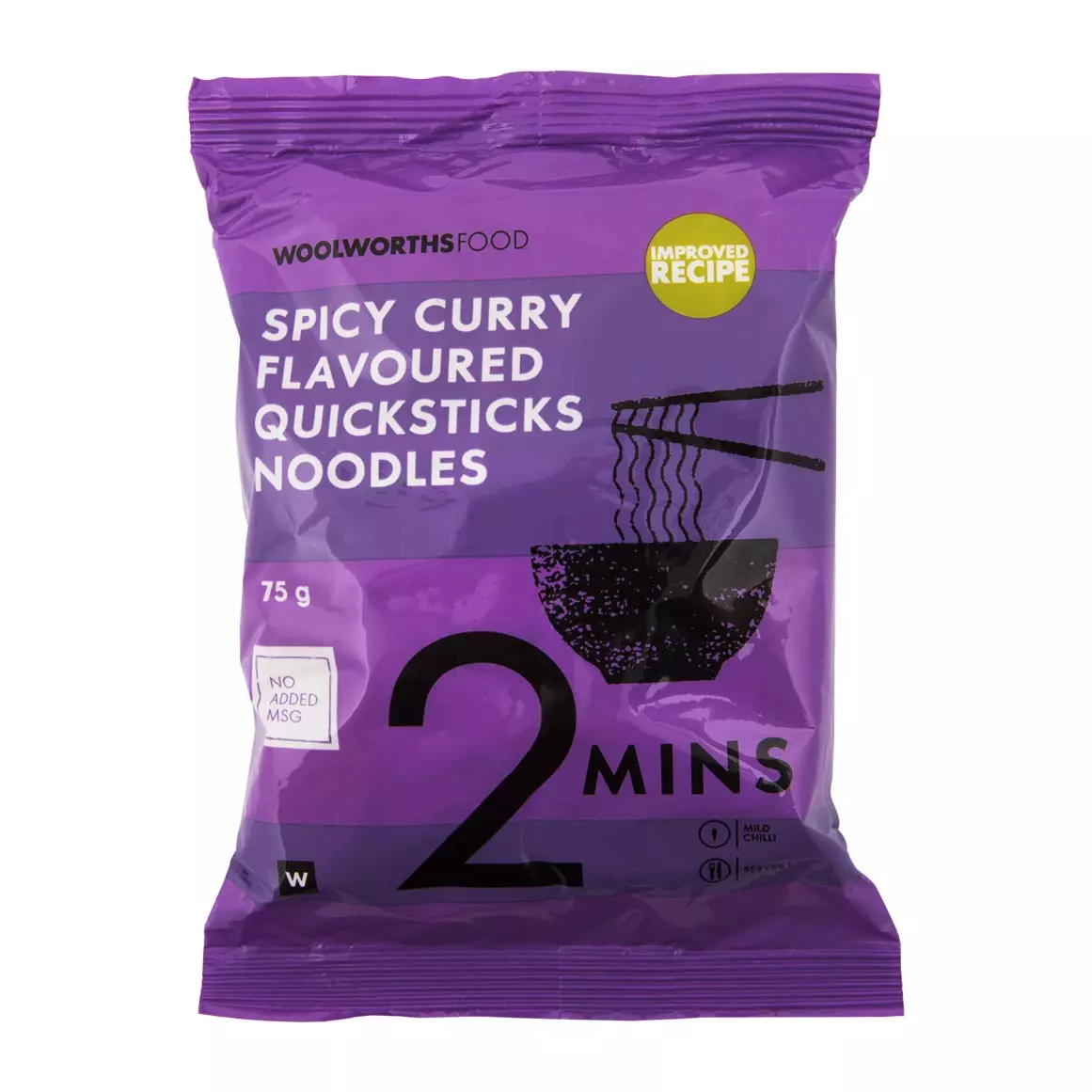 Spicy Curry Flavoured Quicksticks Noodles 75g Spicy Curry Flavoured Quicksticks Noodles 75g