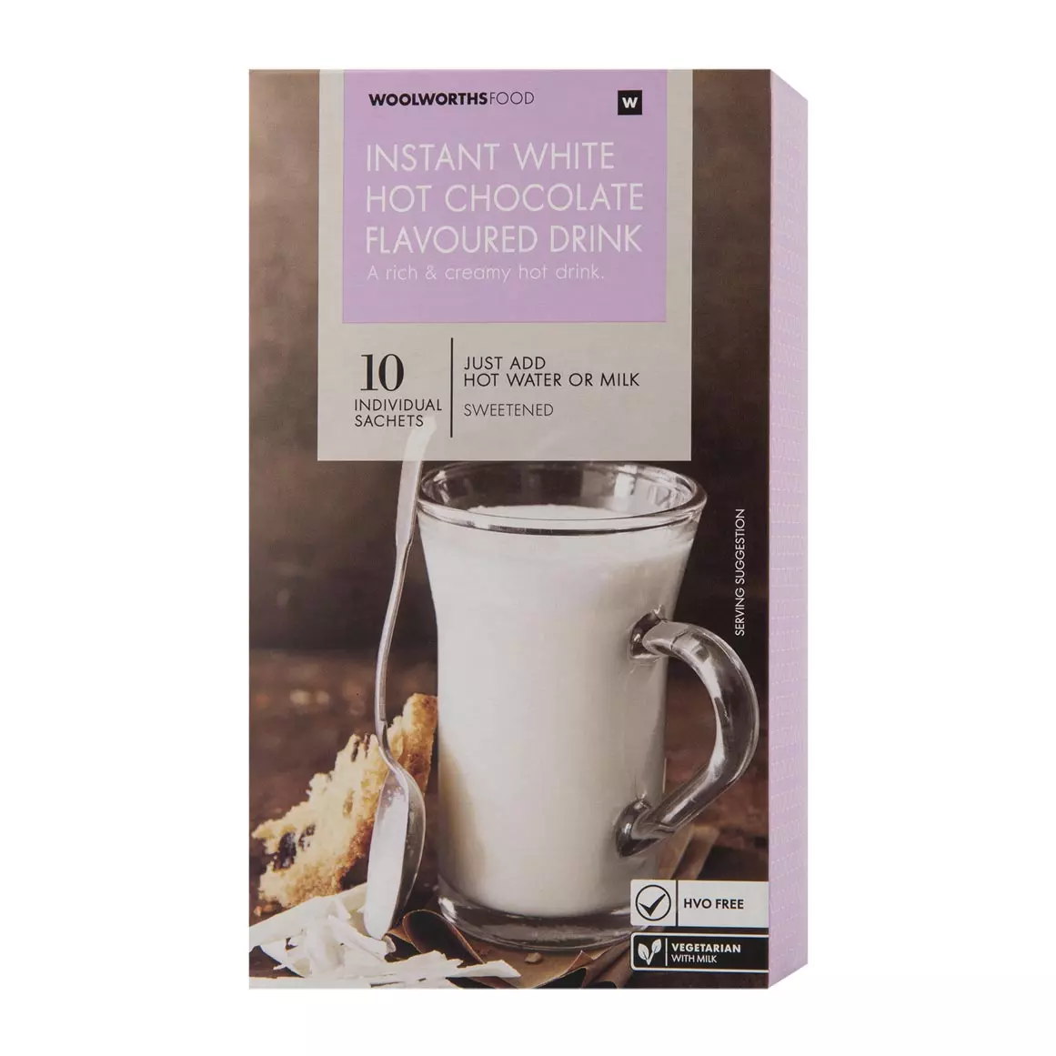 White Hot Chocolate Flavoured Drink Sachets 250g White Hot Chocolate Flavoured Drink Sachets 250g