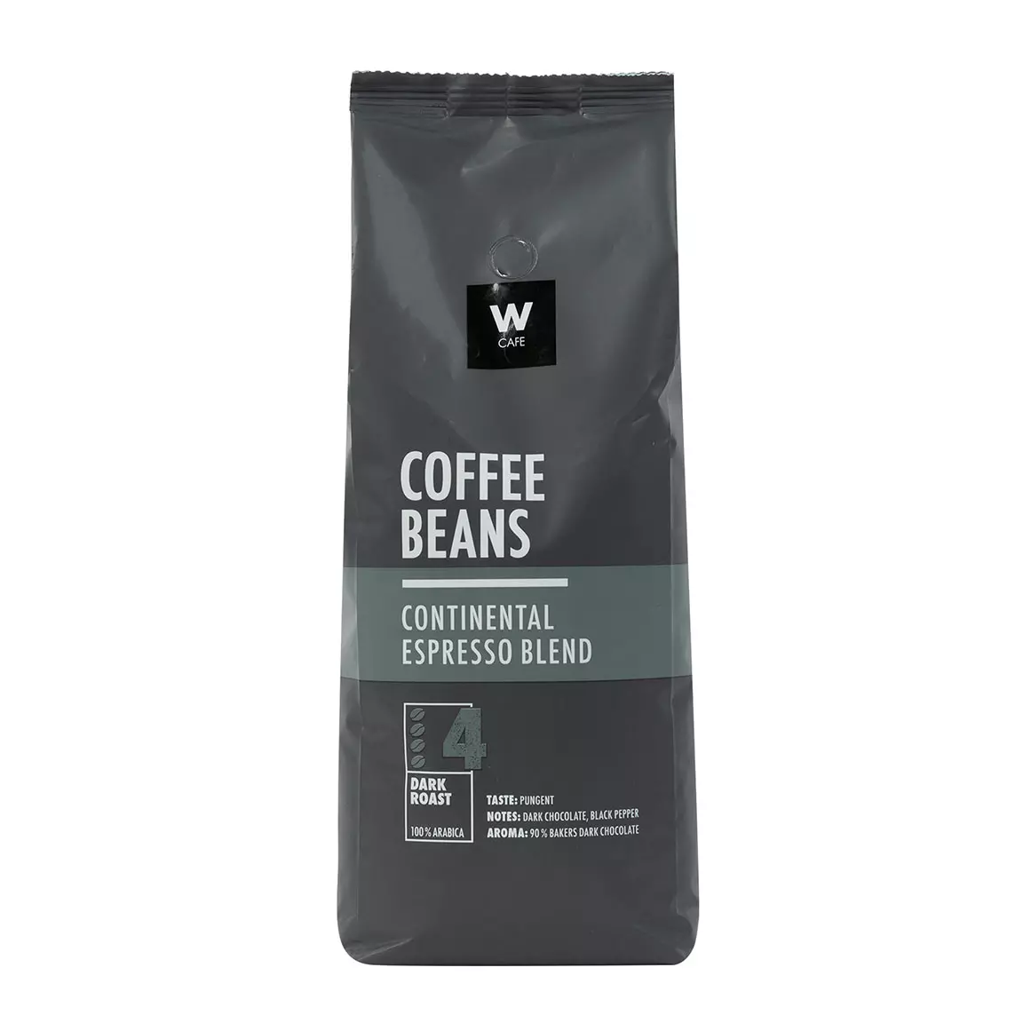 WCafe Continental Espresso Coffee Beans 1kg