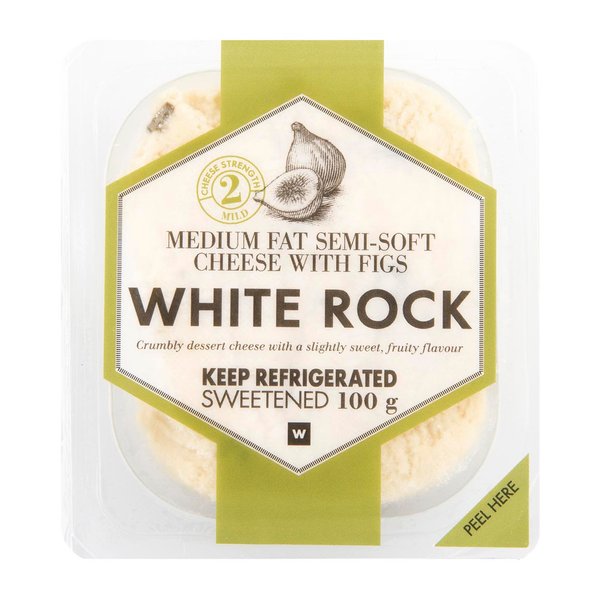 White Rock Full Fat Semi-Soft Cheese 100g White Rock Full Fat Semi-Soft Cheese 100g