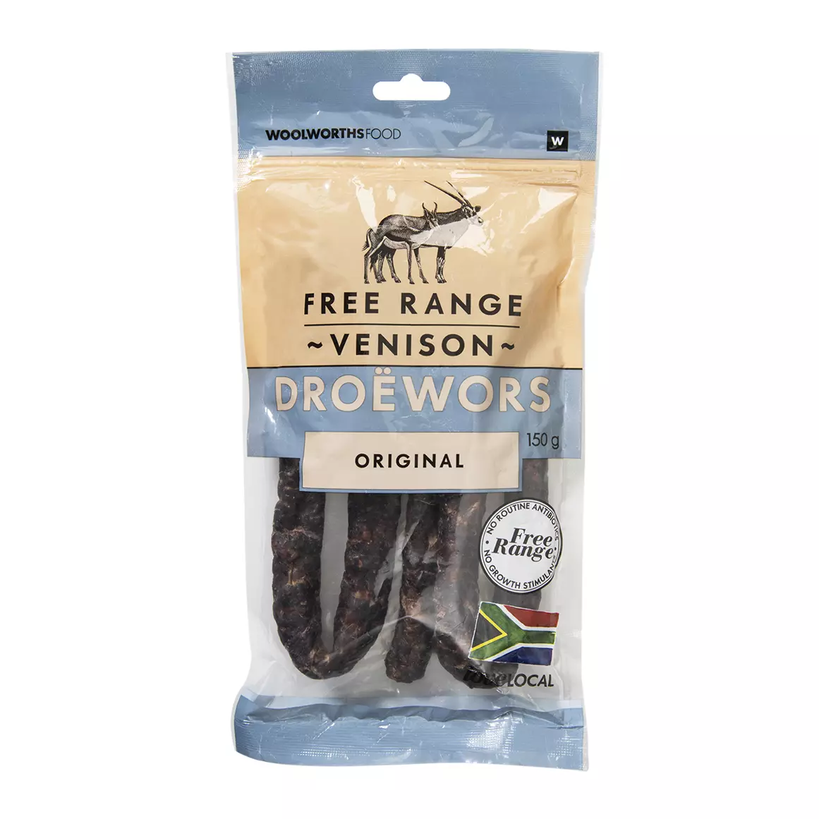 Original Free Range Venison Droëwors 150g