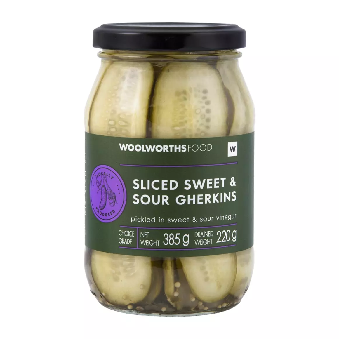 Sweet and Sour Sliced Gherkins 385g Sweet and Sour Sliced Gherkins 385g