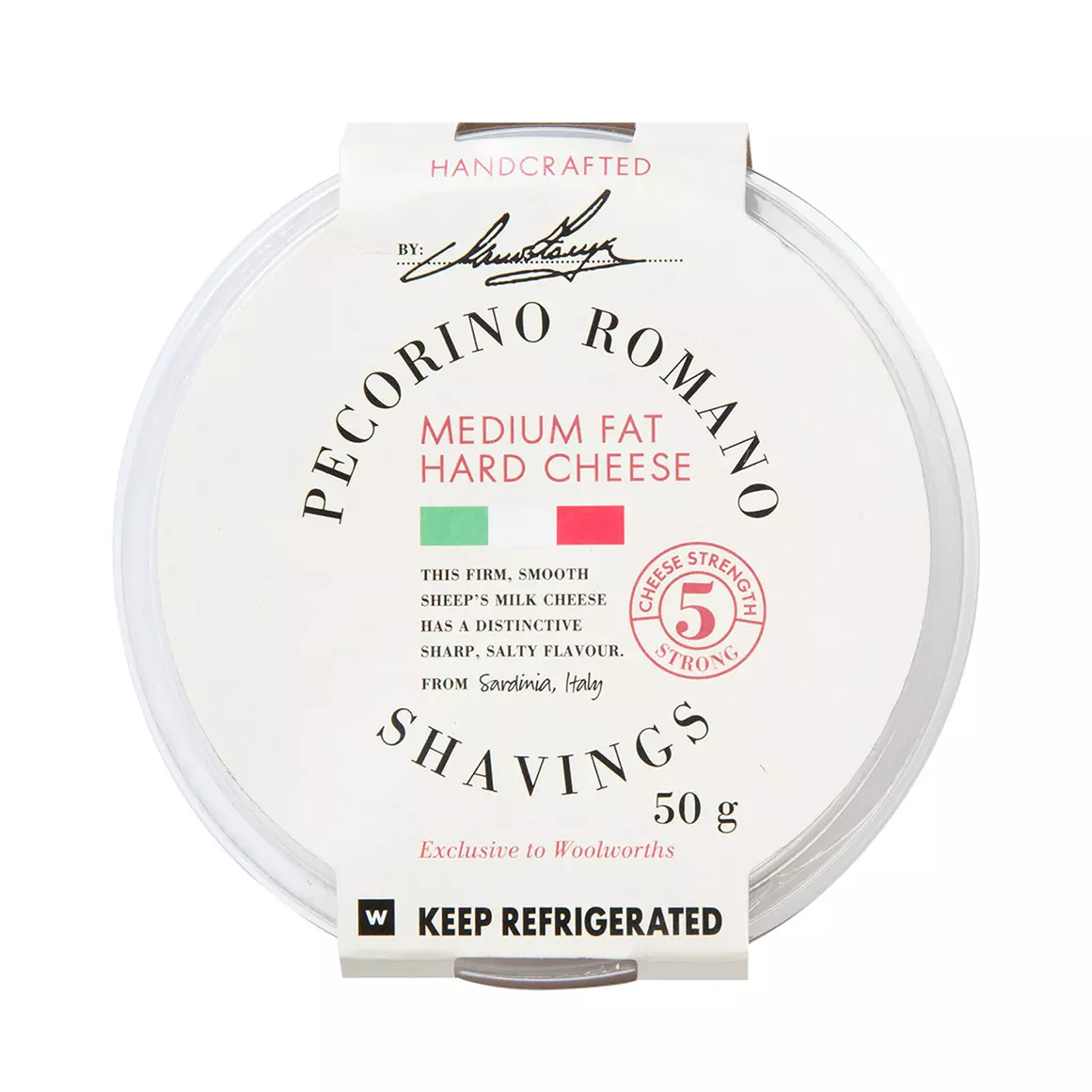 Pecorino Romano Cheese Shavings 50g Pecorino Romano Cheese Shavings 50g