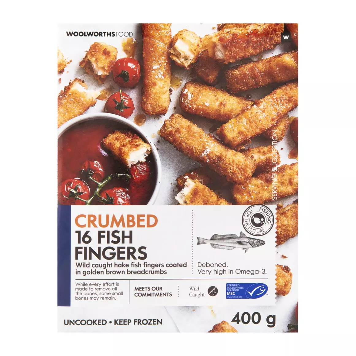 Frozen Crumbed Fish Fingers 400g Frozen Crumbed Fish Fingers 400g