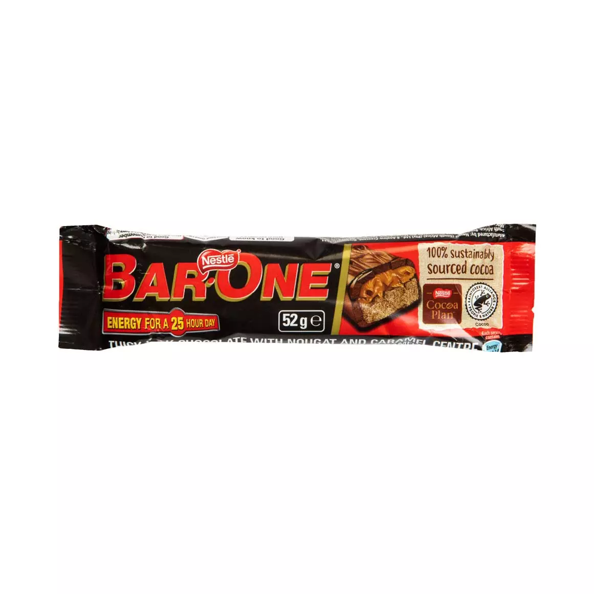 Nestlé Bar-One Milk Chocolate Bars 52g