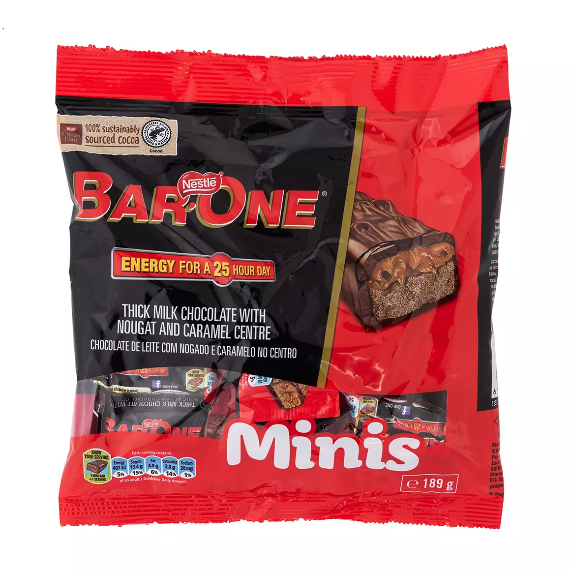 Nestlé Bar-One Minis 189g Nestlé Bar-One Minis 189g