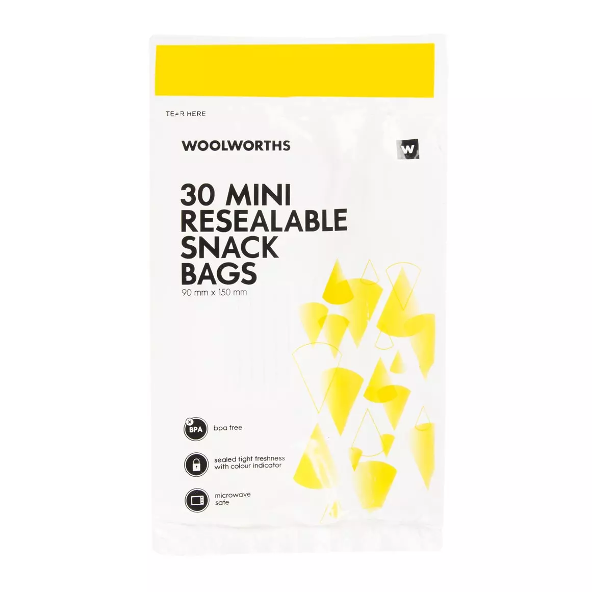 Mini Resealable Snack Bags 30pk
