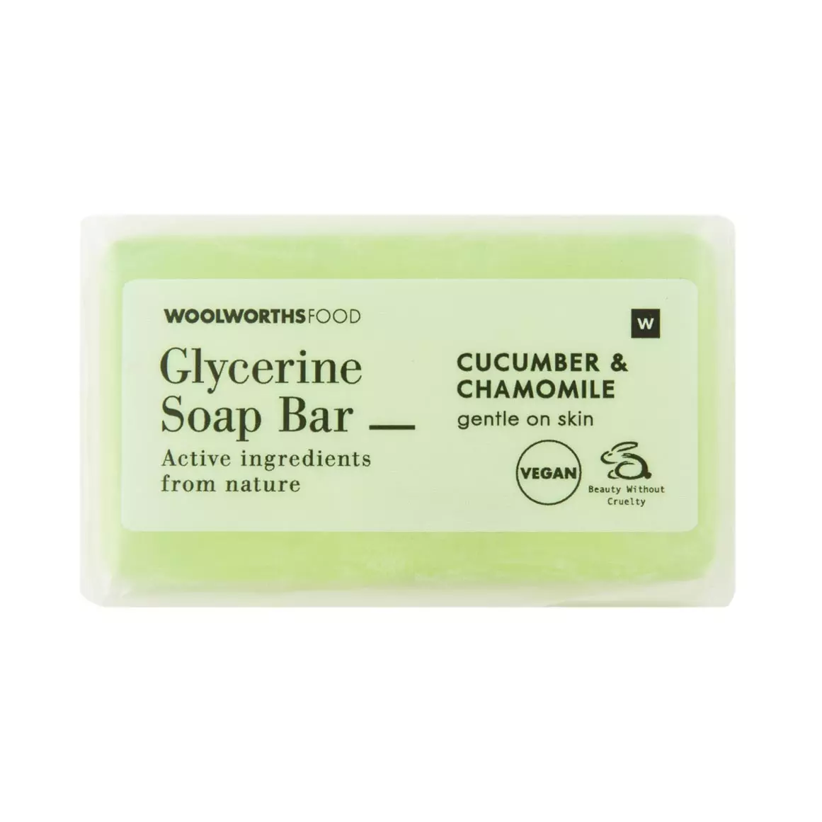Cucumber and Chamomile Glycerine Soap 100g