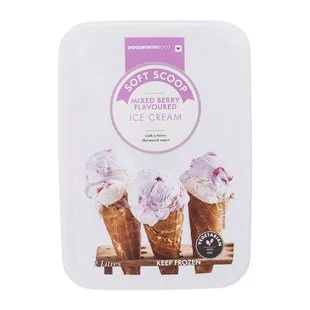 Soft Scoop Mixed Berry Flavoured Ice Cream 2L Soft Scoop Mixed Berry Flavoured Ice Cream 2L