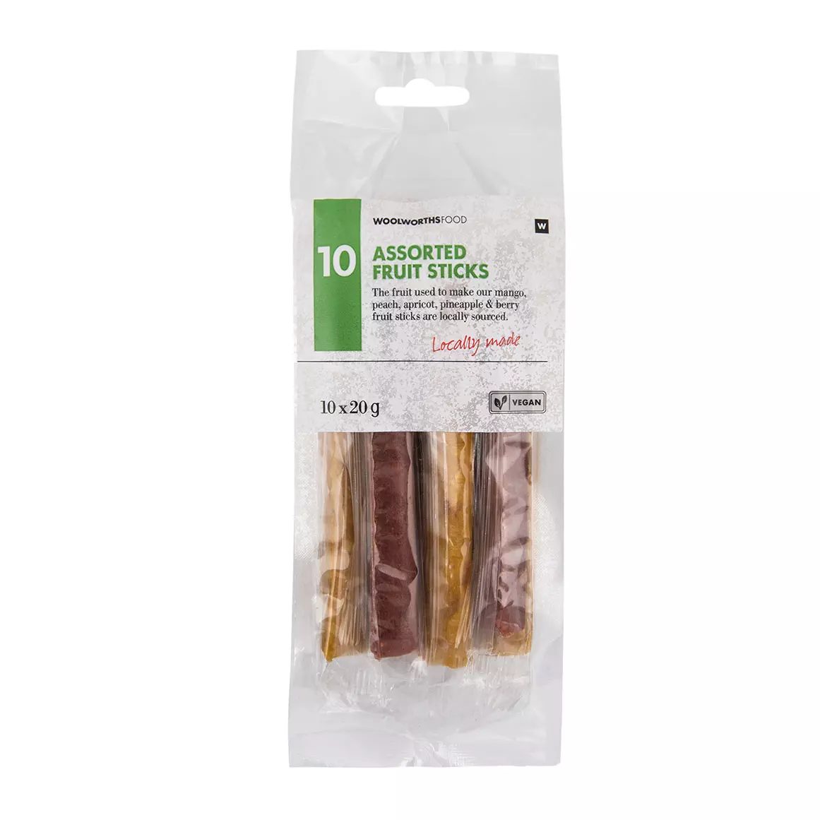 Assorted Fruit Sticks 10x20g Assorted Fruit Sticks 10x20g
