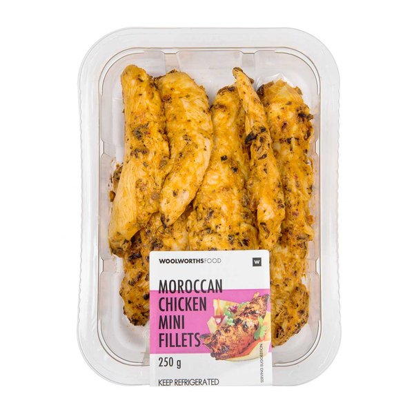Moroccan Chicken Mini Fillets 250g Moroccan Chicken Mini Fillets 250g
