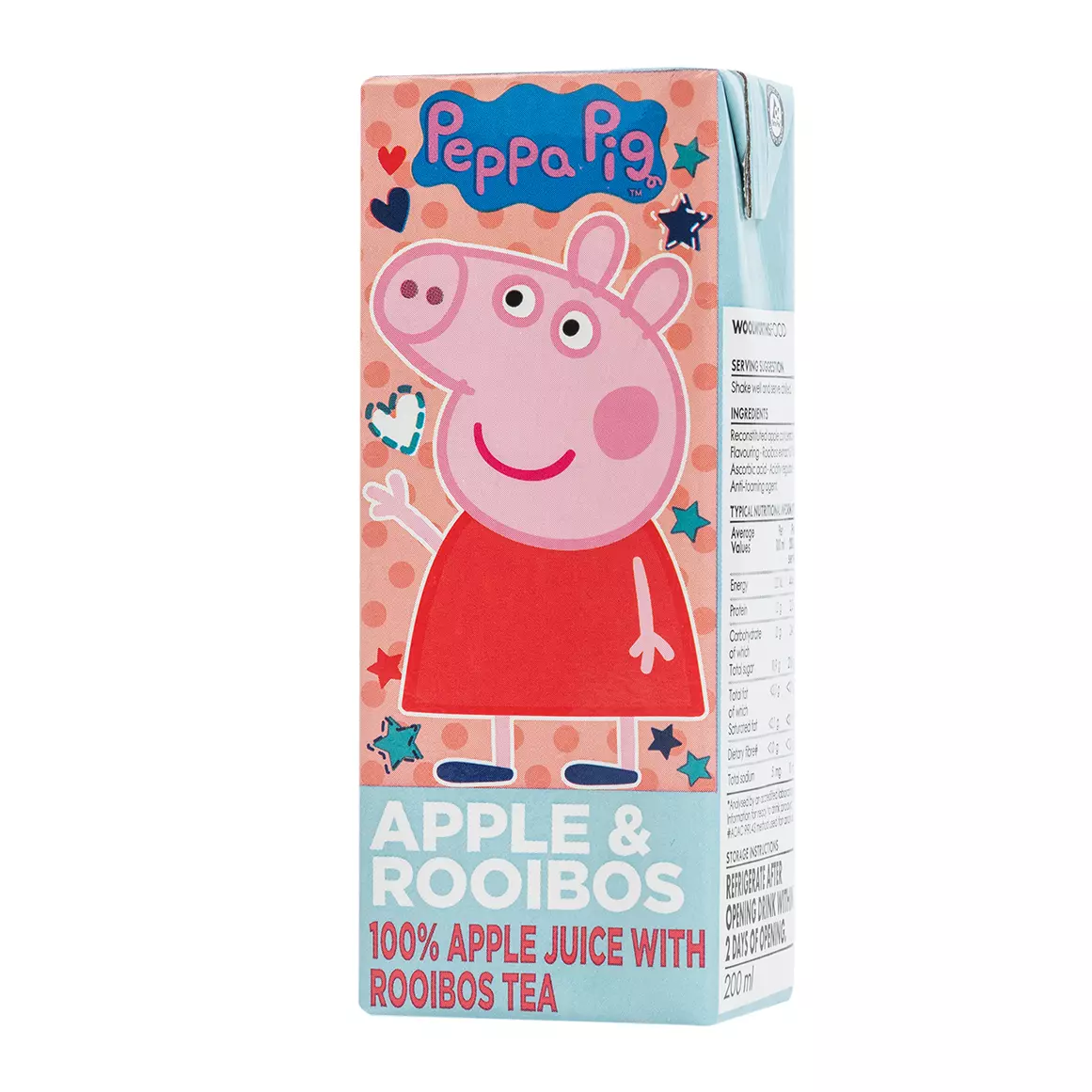 Peppa Pig 100% Apple and Rooibos Juice Blend 200ml