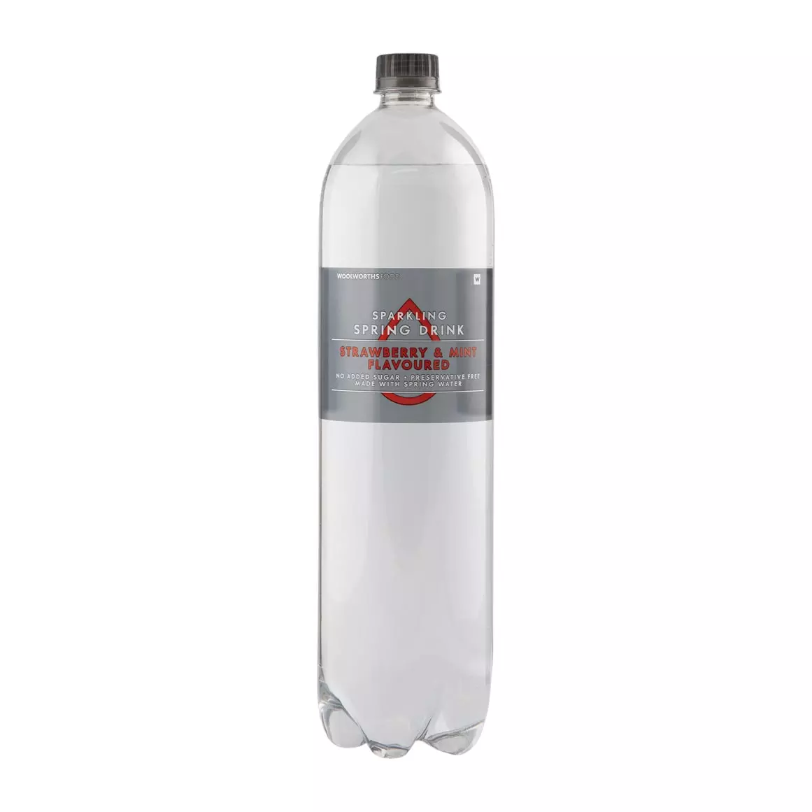 Sparkling Strawberry and Mint Flavoured Spring Drink 1.5L Sparkling Strawberry and Mint Flavoured Spring Drink 1.5L