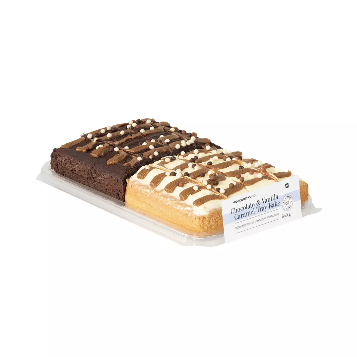 Chocolate & Vanilla Caramel Tray Bake 830g Chocolate & Vanilla Caramel Tray Bake 830g