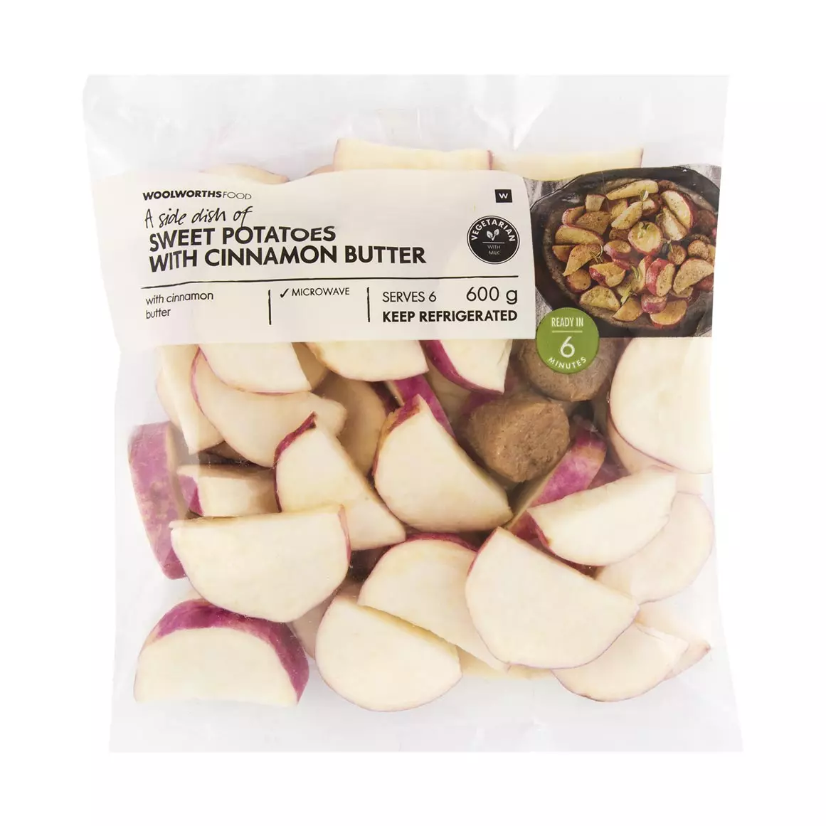 Sweet Potatoes with Cinnamon Butter 600g