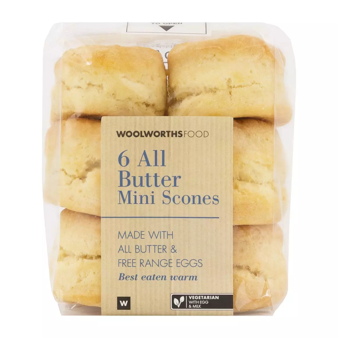 All Butter Mini Scones 6pk All Butter Mini Scones 6pk