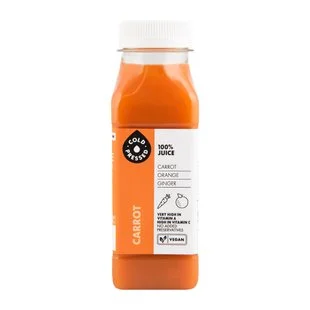 Cold Pressed Carrot 100% Juice 250ml Cold Pressed Carrot 100% Juice 250ml